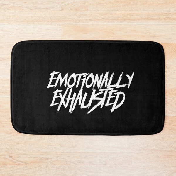 Item preview, Emotionally Exhausted V2 designed and sold by RelatableTexts.