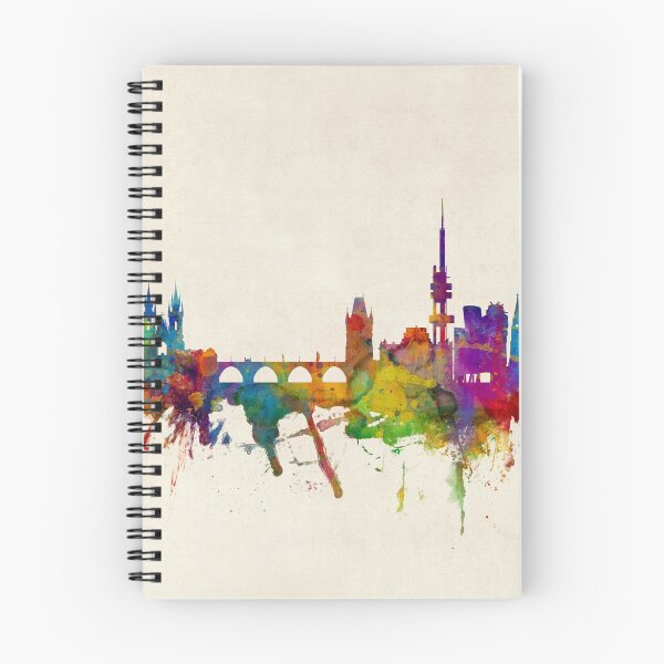 Item preview, Prague (Praha) Czech Republic Skyline designed and sold by ArtPrints.