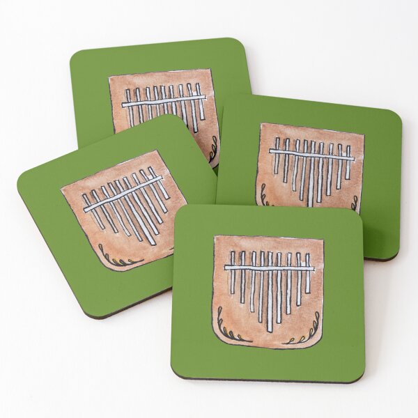 Item preview, Kalimba in watercolor designed and sold by Sanguinik.