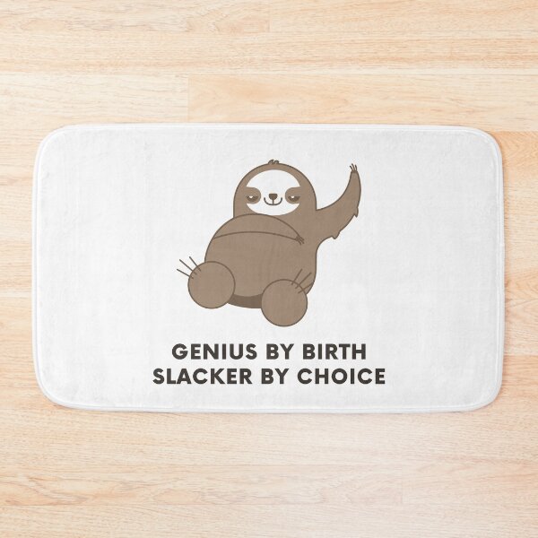 Item preview, Genius by birth slacker by choice designed and sold by StudioQ-.