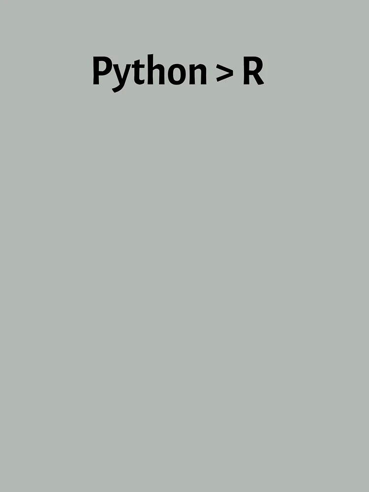 Thumbnail 4 of 4, Boxy T-Shirt, Python Greater Than R, Programming, Data Science, Data Analyst designed and sold by DataAndBeyond.