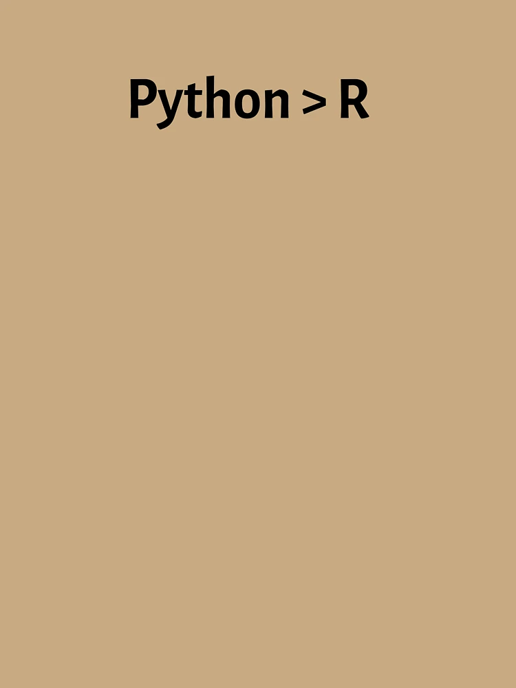 Thumbnail 6 of 6, Premium Oversized Sweatshirt, Python Greater Than R, Programming, Data Science, Data Analyst designed and sold by DataAndBeyond.