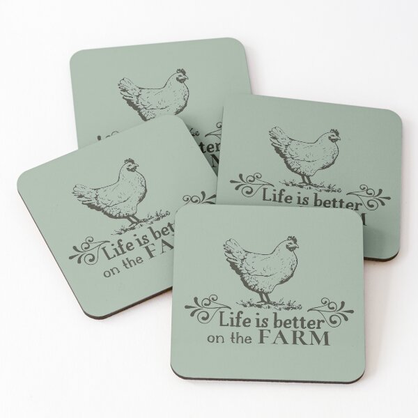 Item preview,  Life is better on the farm designed and sold by Growwithme.