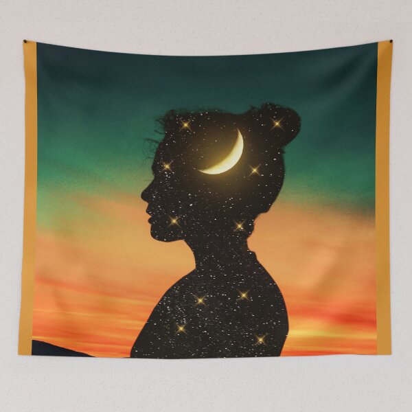 Item preview,  The Moon girl  designed and sold by Yasmine khalifa.