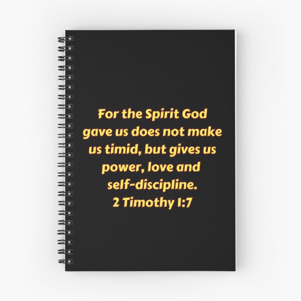 Item preview, Bible Verse 2 Timothy 1:7 designed and sold by Prayingwarrior.