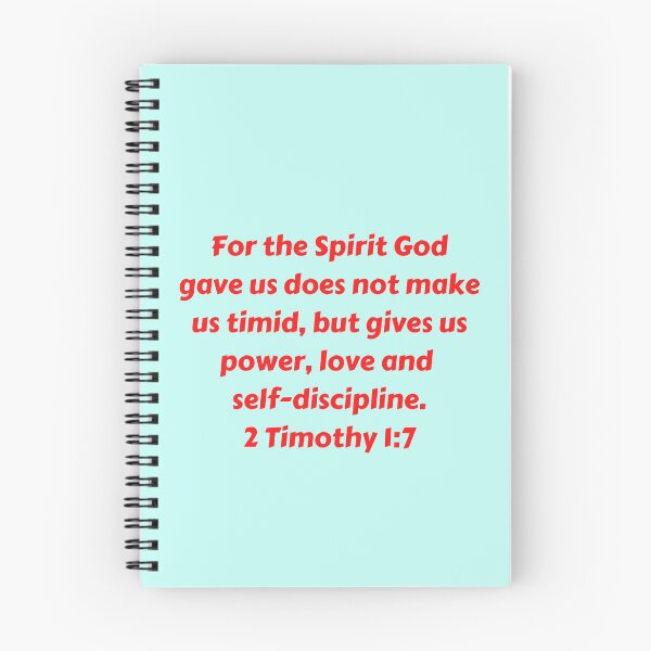 Item preview, Bible Verse 2 Timothy 1:7 designed and sold by Prayingwarrior.