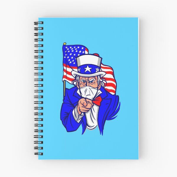 Item preview, patriotic Uncle Sam face mask usa designed and sold by Gossip Rag.