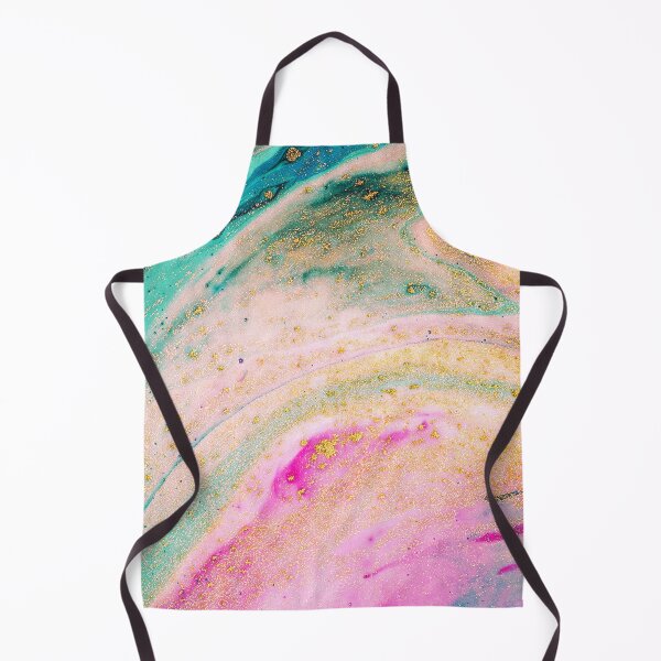 Item preview, Marbled Art Pattern in Beautiful Teal Gold Pink Colors designed and sold by ArtBIU.