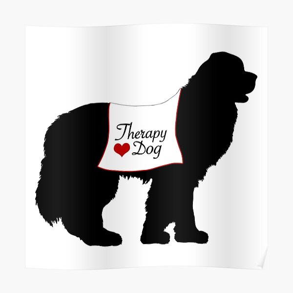 Therapy Dog Poster