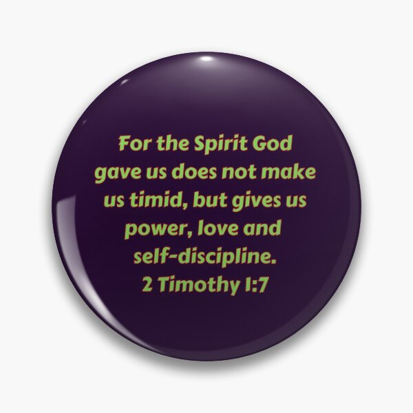 Item preview, Bible Verse 2 Timothy 1:7 designed and sold by Prayingwarrior.