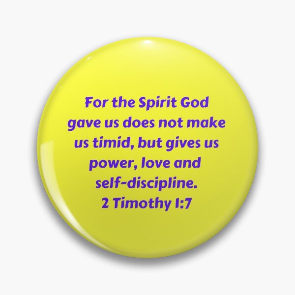 Item preview, Bible Verse 2 Timothy 1:7 designed and sold by Prayingwarrior.