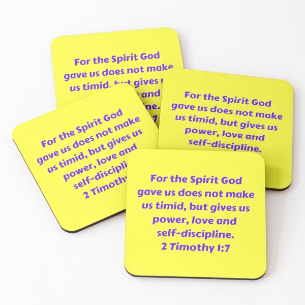 Item preview, Bible Verse 2 Timothy 1:7 designed and sold by Prayingwarrior.