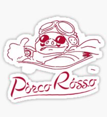 Red Pig Sticker
