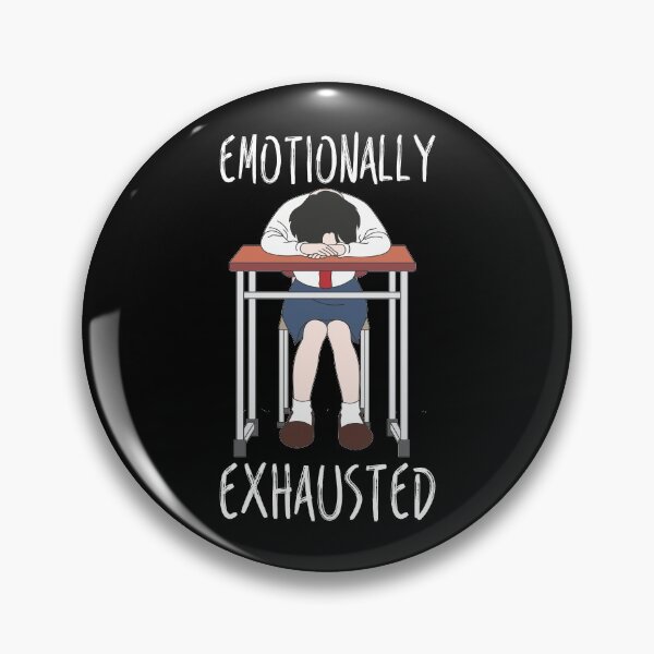 Item preview, Emotionally Tired School Girl In Uniform On Desk designed and sold by crazycollective.