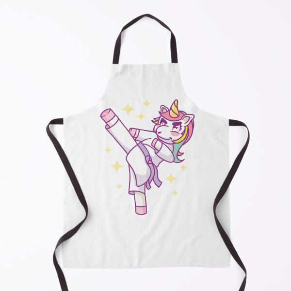Item preview, Karate unicorn cute creature horn cartoon martial art designed and sold by AaaleXX.