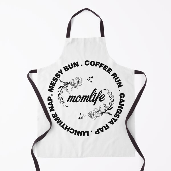 Item preview, messy bun coffee run gangsta rap lunchtime nap mom life designed and sold by UrahGo.