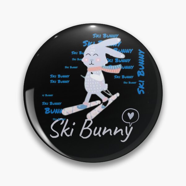 Item preview, Ski Bunny Cute baby Bunny Skiing Design designed and sold by Red-ElYoubi.