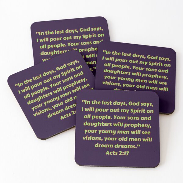 Item preview, Bible Verse Acts 2:17 designed and sold by Prayingwarrior.