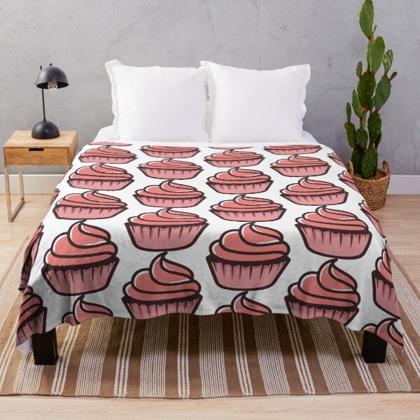 Item preview, Cute Pink Cupcake Vector designed and sold by emmilowski.