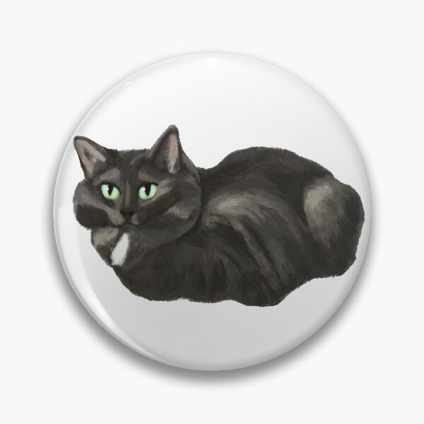 Item preview, Cute little fluffy cat designed and sold by Boba Fauvette.