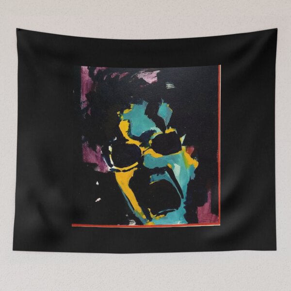 Item preview, Shouting Pop Art Man Colorful Illustration Design designed and sold by EarthArtDesigns.