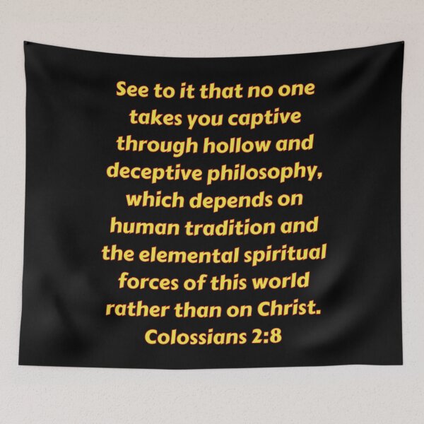 Item preview, Bible Verse Colossians 2:8 designed and sold by Prayingwarrior.