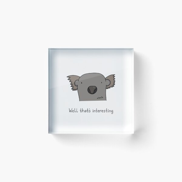 Item preview, Confused Koala - Well That's Interesting designed and sold by SeanDontGetFish.