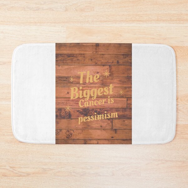 Item preview, The biggest cancer is pessimism designed and sold by Anzakaizen.