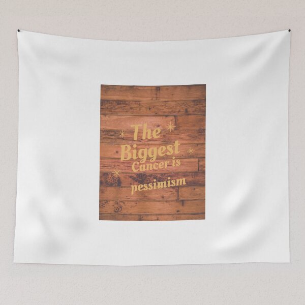 Item preview, The biggest cancer is pessimism designed and sold by Anzakaizen.
