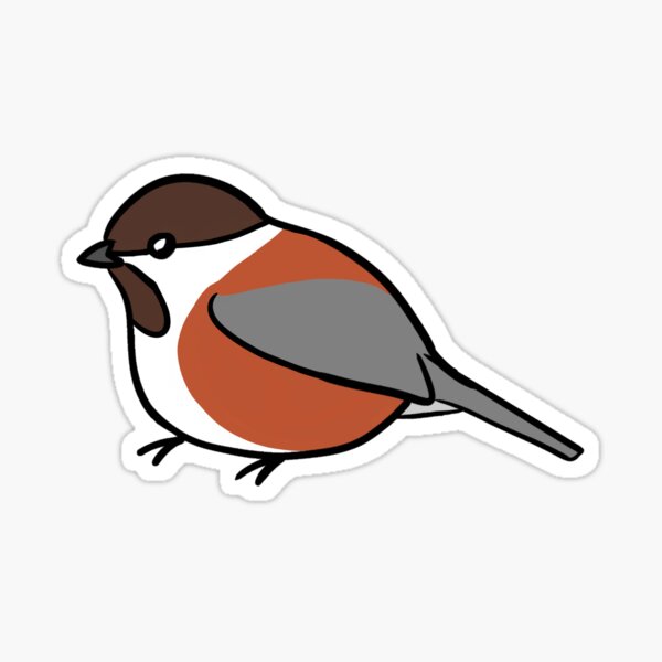 Item preview, Chestnut-backed Chickadee designed and sold by Bird Dog Designs.