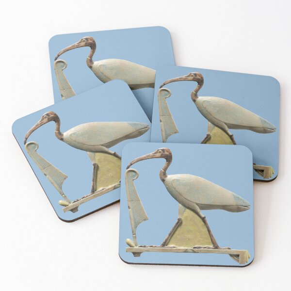 Item preview, Faience ibis inlay, representing the god Thoth designed and sold by DotorEaon.