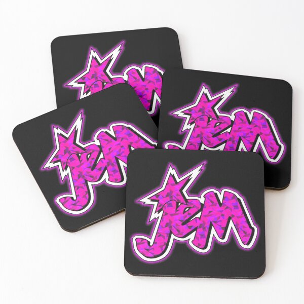 Artikelvorschau, Jem-Logofolie (Schwarz) entworfen und verkauft von Dolls X Beauty.