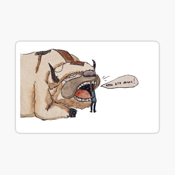 Appa and Sokka Sticker