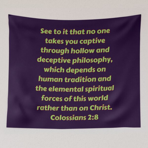 Item preview, Bible Verse Colossians 2:8 designed and sold by Prayingwarrior.