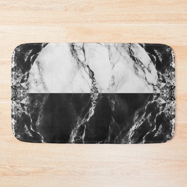 Item preview, Black Marble Stone White Carerra designed and sold by geodeart.