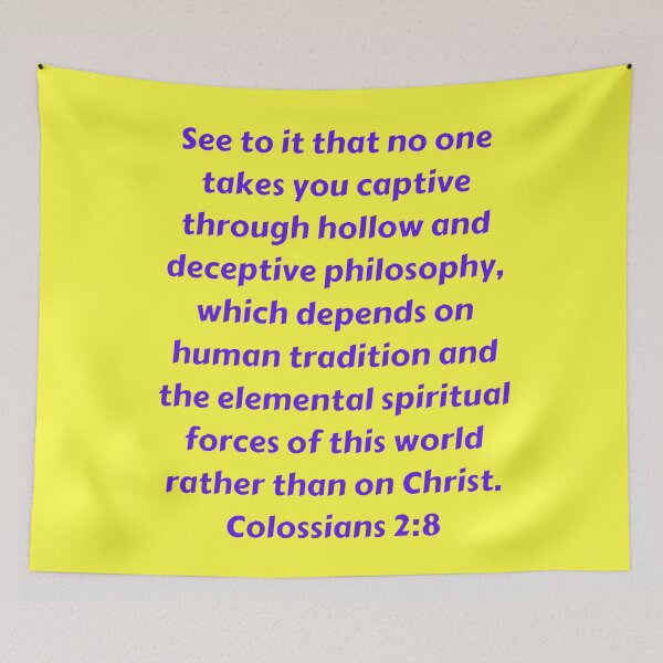 Item preview, Bible Verse Colossians 2:8 designed and sold by Prayingwarrior.