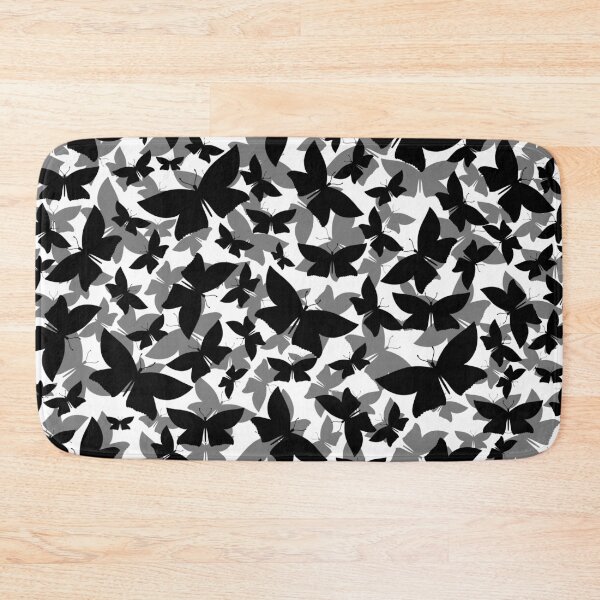 Item preview, Veil of Butterflies, Black on White designed and sold by StephOBrien.