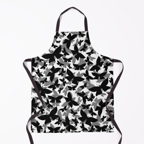 Item preview, Veil of Butterflies, Black on White designed and sold by StephOBrien.