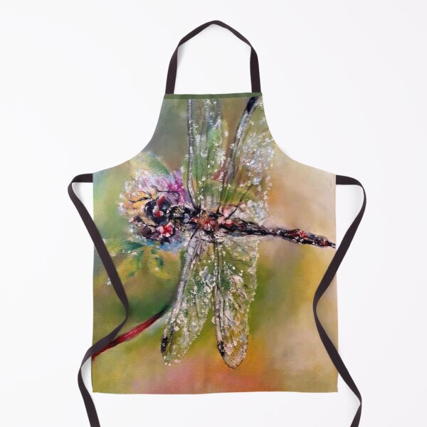 Item preview, Dragonfly Green Field Acrylic Painting designed and sold by ViewerEqualsPhoton.