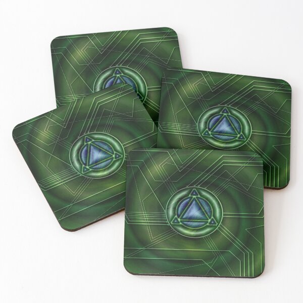 Item preview, Network: green on green connections designed and sold by Fluid Visions.