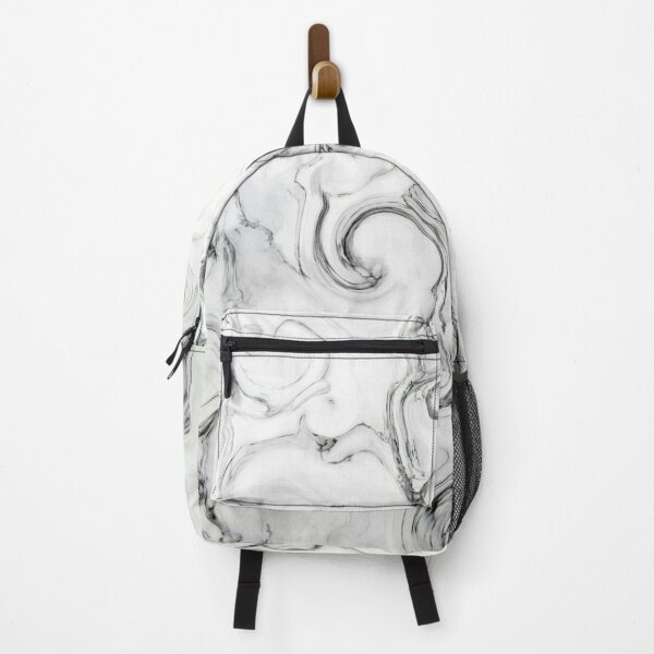 Item preview, White Carerra Marble Paint Pour designed and sold by geodeart.