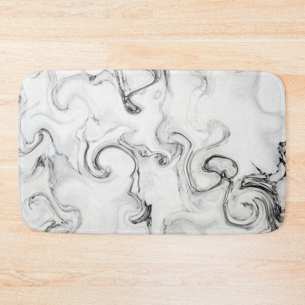Item preview, White Carerra Marble Paint Pour designed and sold by geodeart.