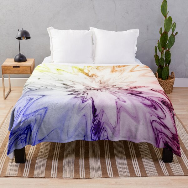 Item preview, Rainbow Tie Dye Marble Fluid Pour designed and sold by geodeart.
