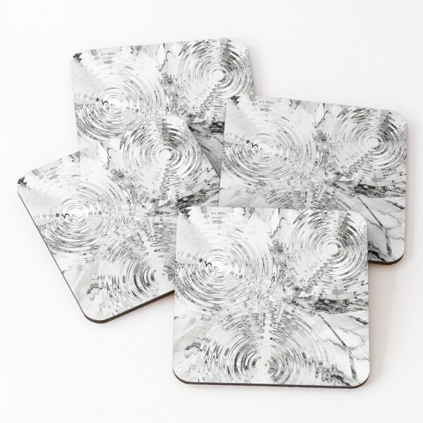 Item preview, White Marble Rain Carerra designed and sold by geodeart.