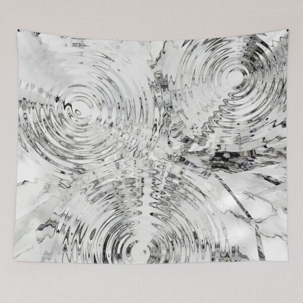 Item preview, White Marble Rain Carerra designed and sold by geodeart.