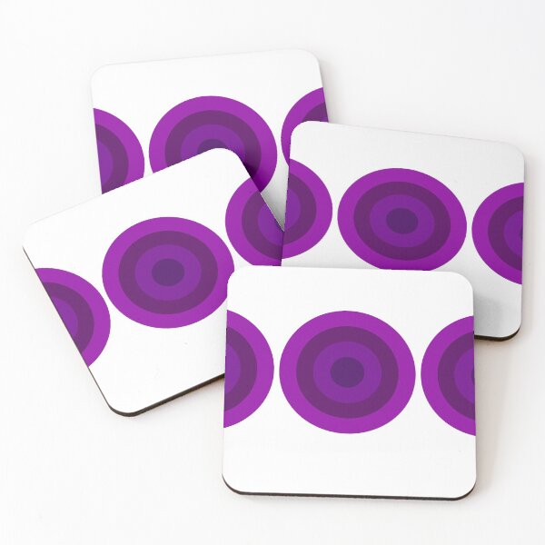 Item preview, Color Study: Shades of Heliotrope Circles designed and sold by PSCSCo.