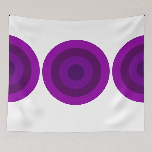 Item preview, Color Study: Shades of Heliotrope Circles designed and sold by PSCSCo.