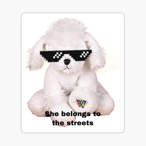 Webkinz street puppy cool meme Sticker
