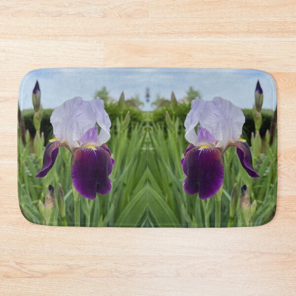 Item preview, Purple Wabash Bearded Iris Flower Bloom Photo designed and sold by Gsallicat.