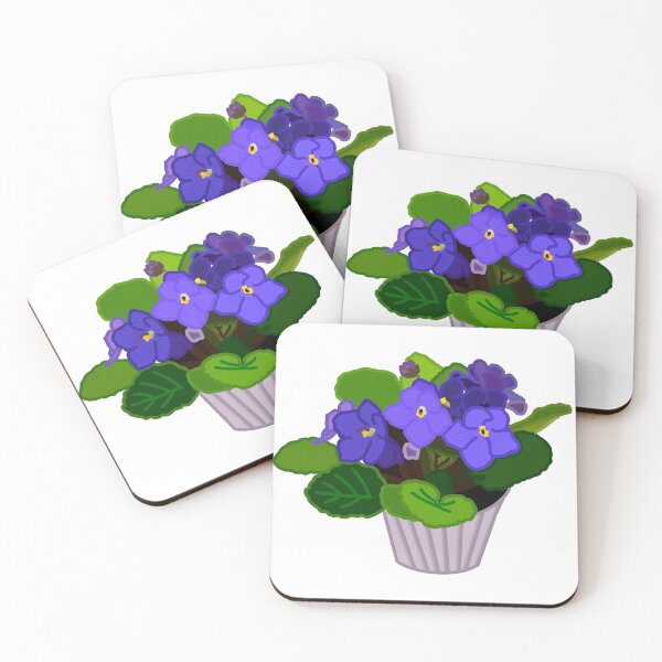 Item preview, African Violet (Saintpaulia ionantha) designed and sold by Andie Janik.